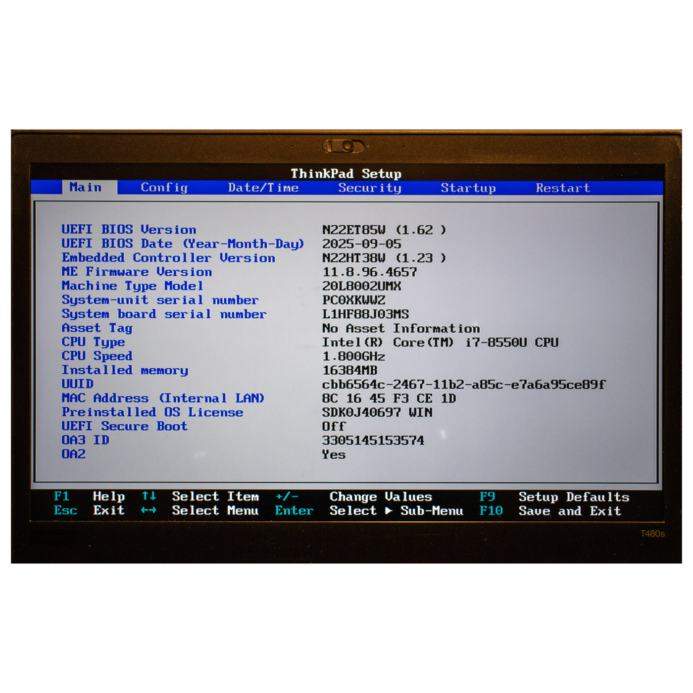 LCD FHD screen Lenovo ThinkPad T470 T470s T480 480s E470