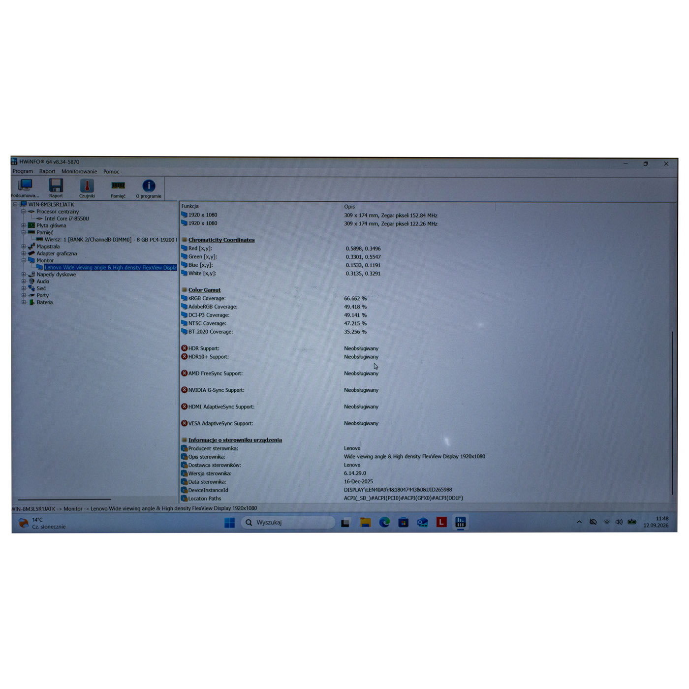 LCD FHD screen Lenovo ThinkPad T470 T470s T480 480s E470