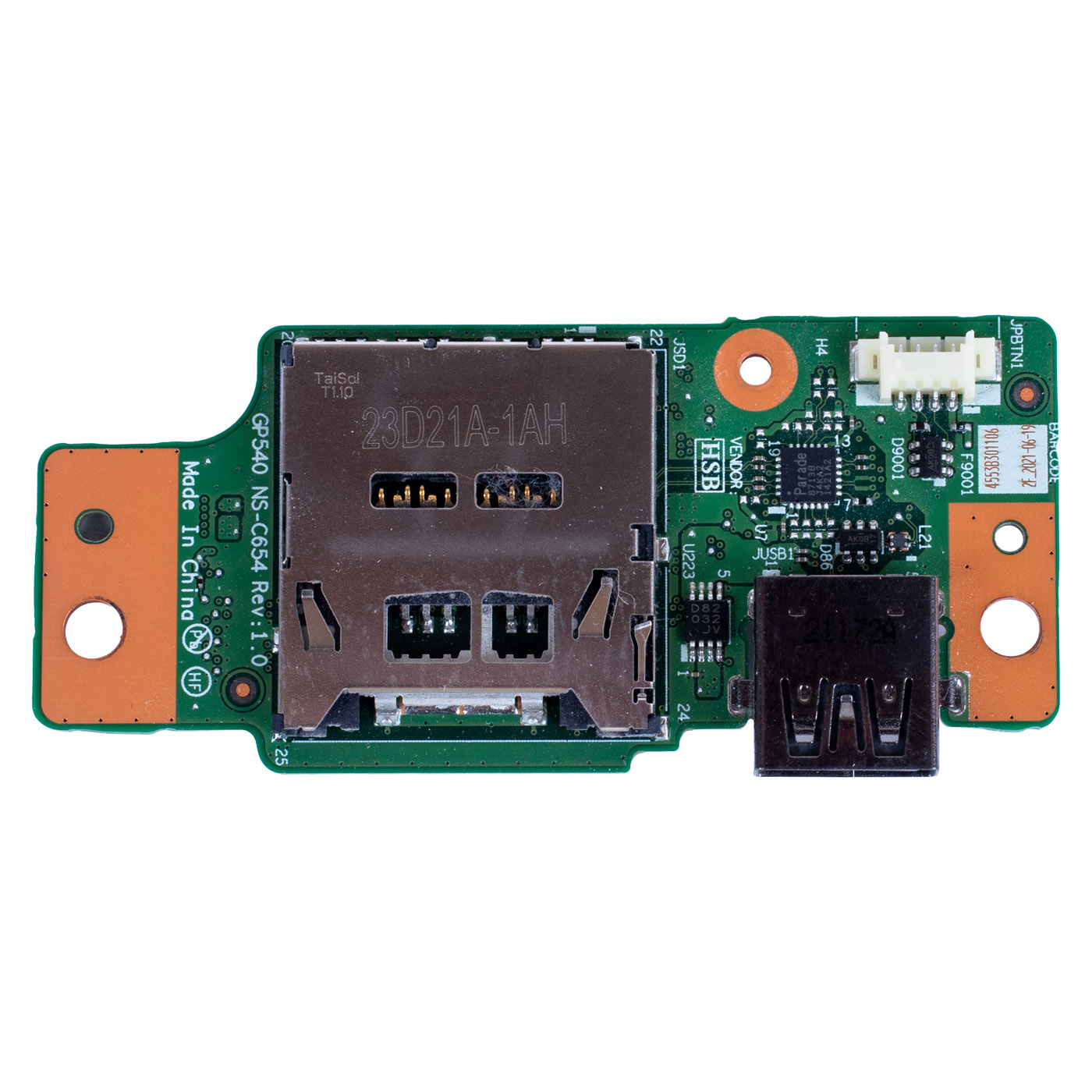 USB port SD card reader sub card for Lenovo ThinkPad P15 1st