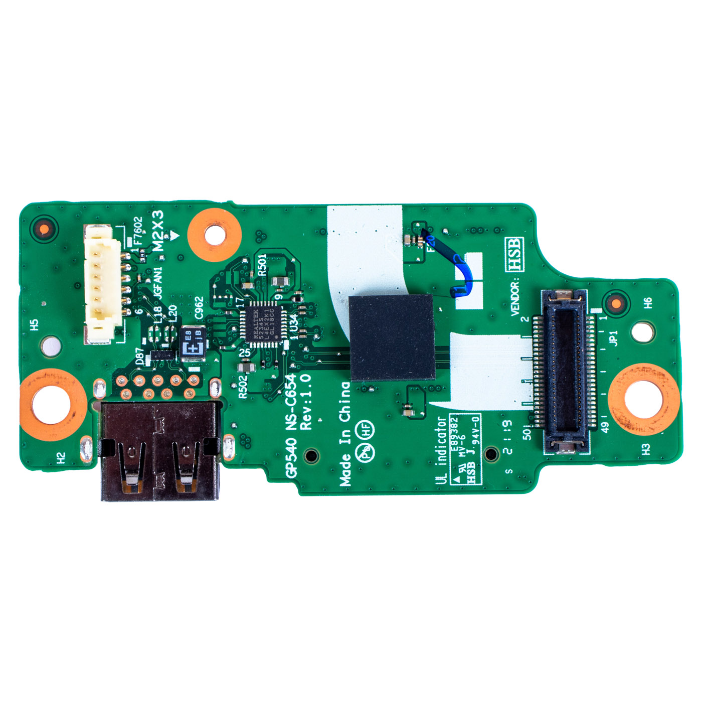 USB port SD card reader sub card for Lenovo ThinkPad P15 1st