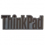 Lenovo ThinkPad logo sticker silver 27 x 9.5 mm