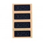 Sticker with Lenovo ThinkPad X250 logo