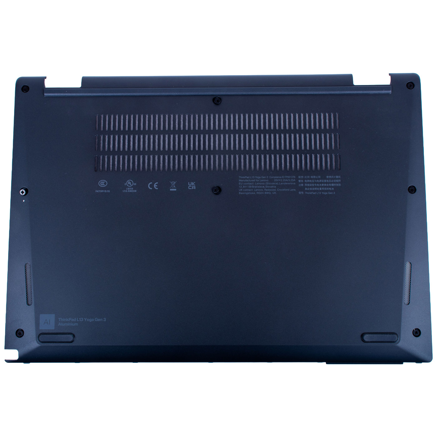 Lenovo ThinkPad L13 Yoga 3rd gen black lower case | 5M11K83378