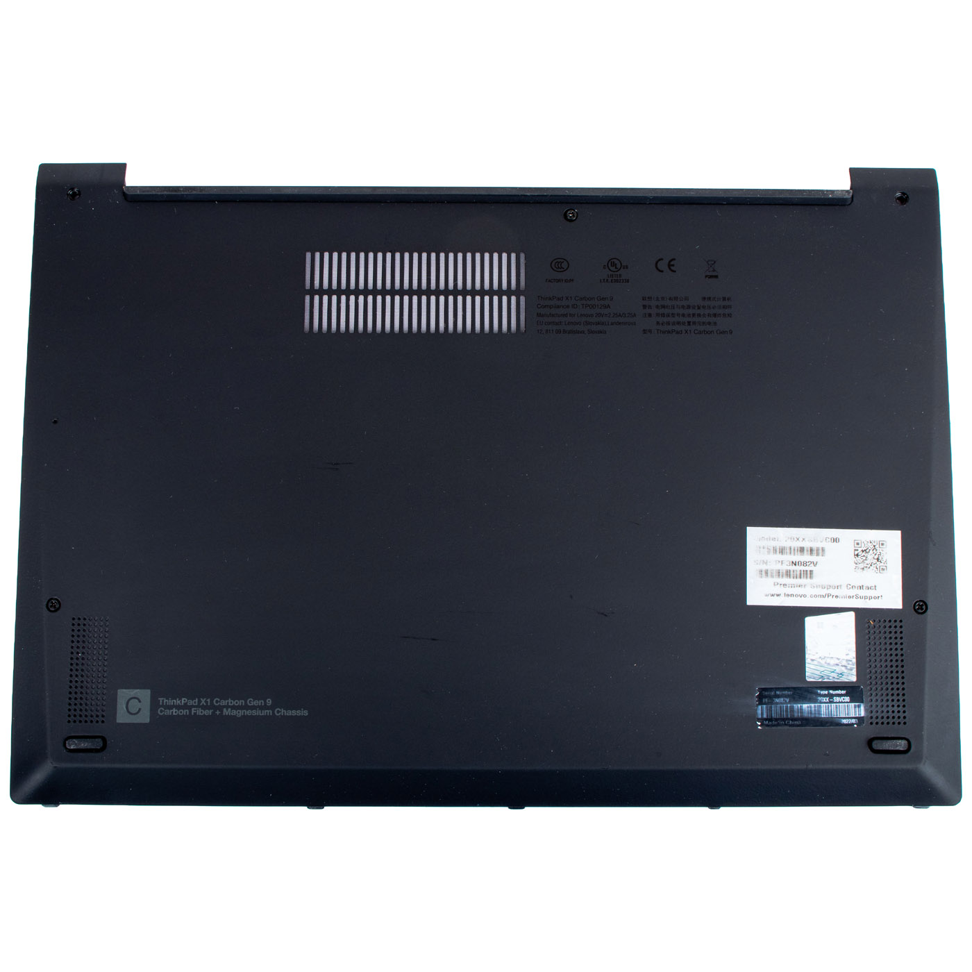 Lower case Lenovo ThinkPad X1 Carbon 9 2021 WLAN | 5M11C90396