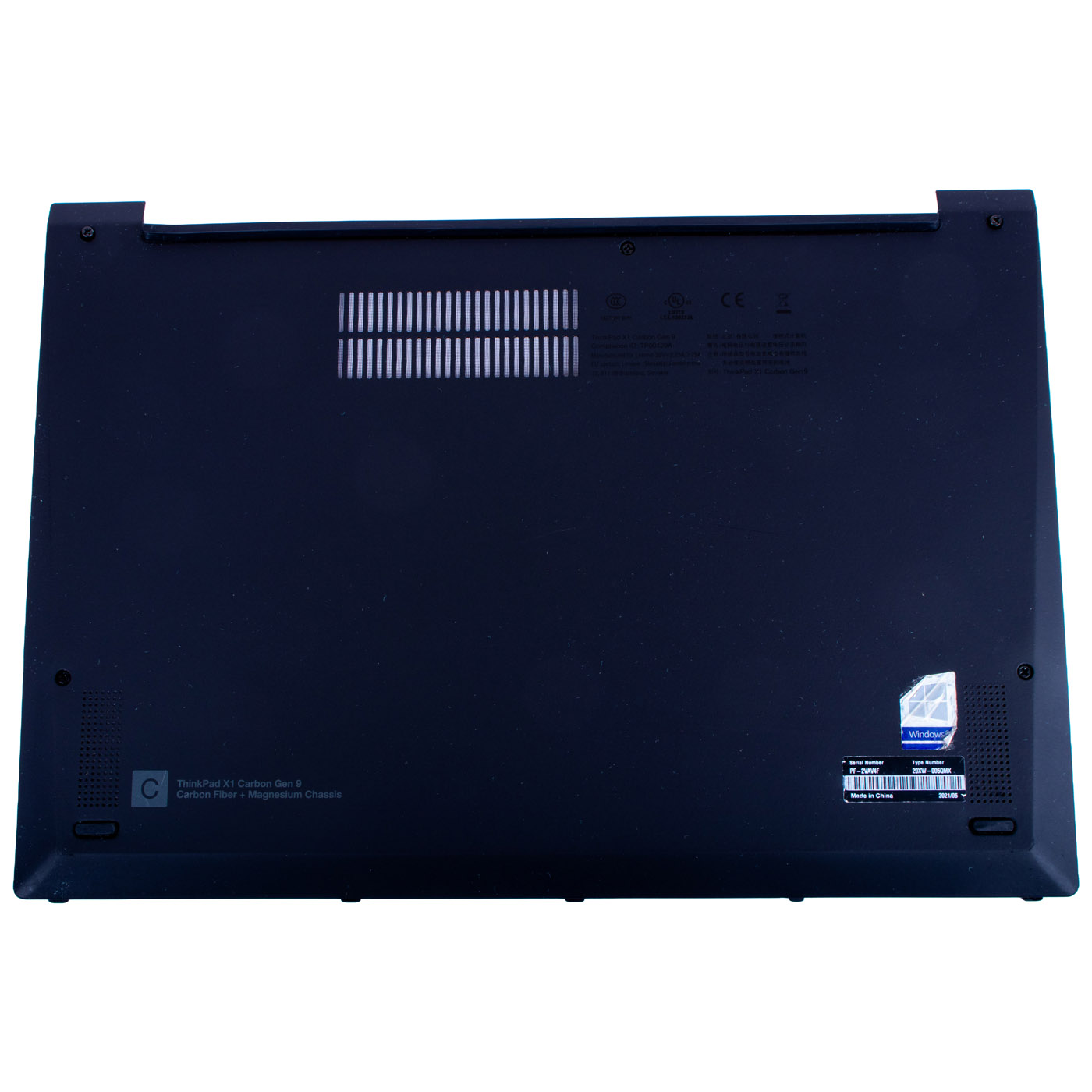 Bottom Base Cover Lenovo ThinkPad X1 Carbon 9 2021 WWAN 5M11C90397
