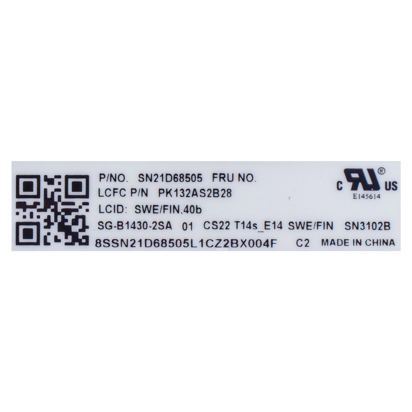 Palmrest keyboard Lenovo ThinkPad T14s WWAN 3rd 4th generation | 5M11H26027