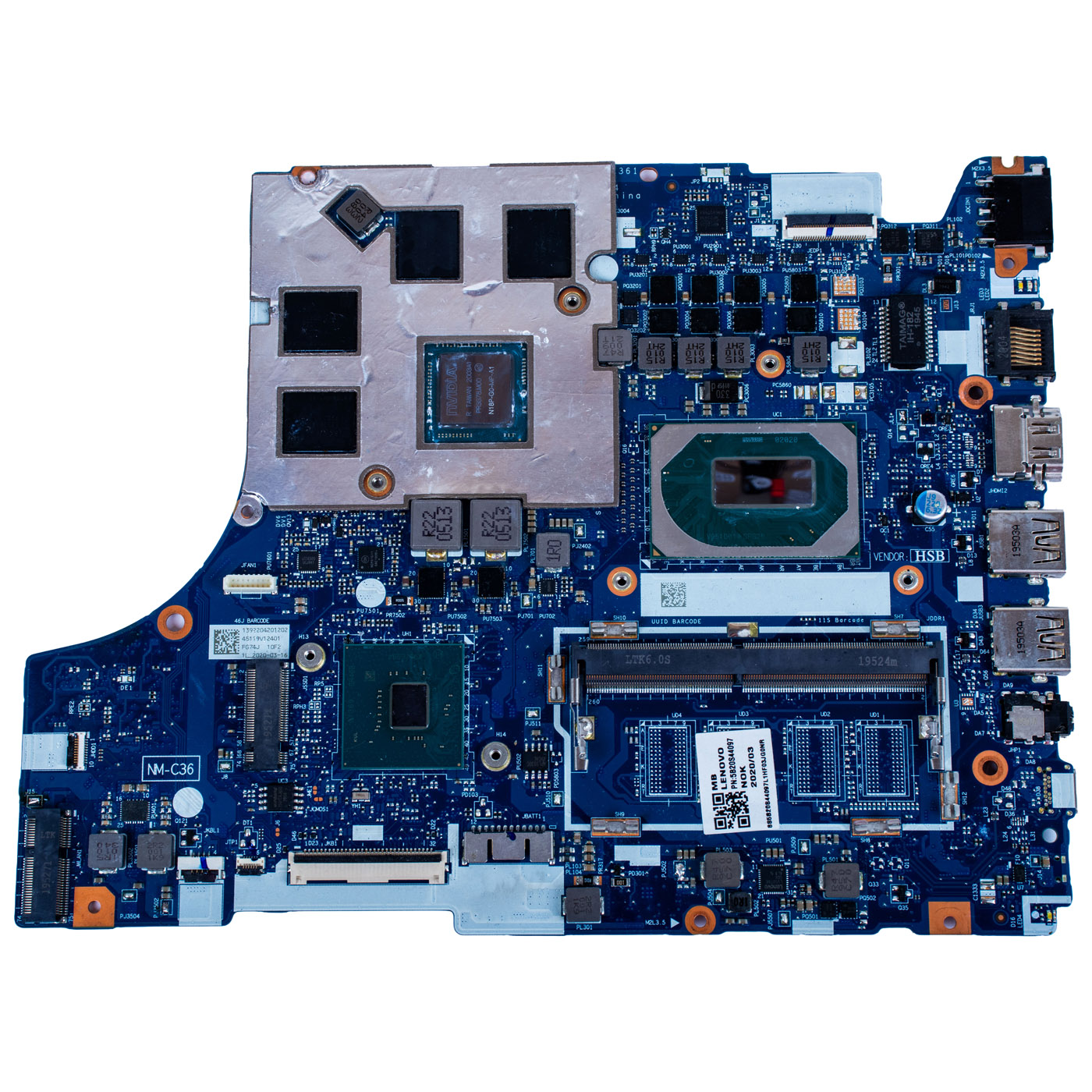 Lenovo IdeaPad L340 17 IRH motherboard processor