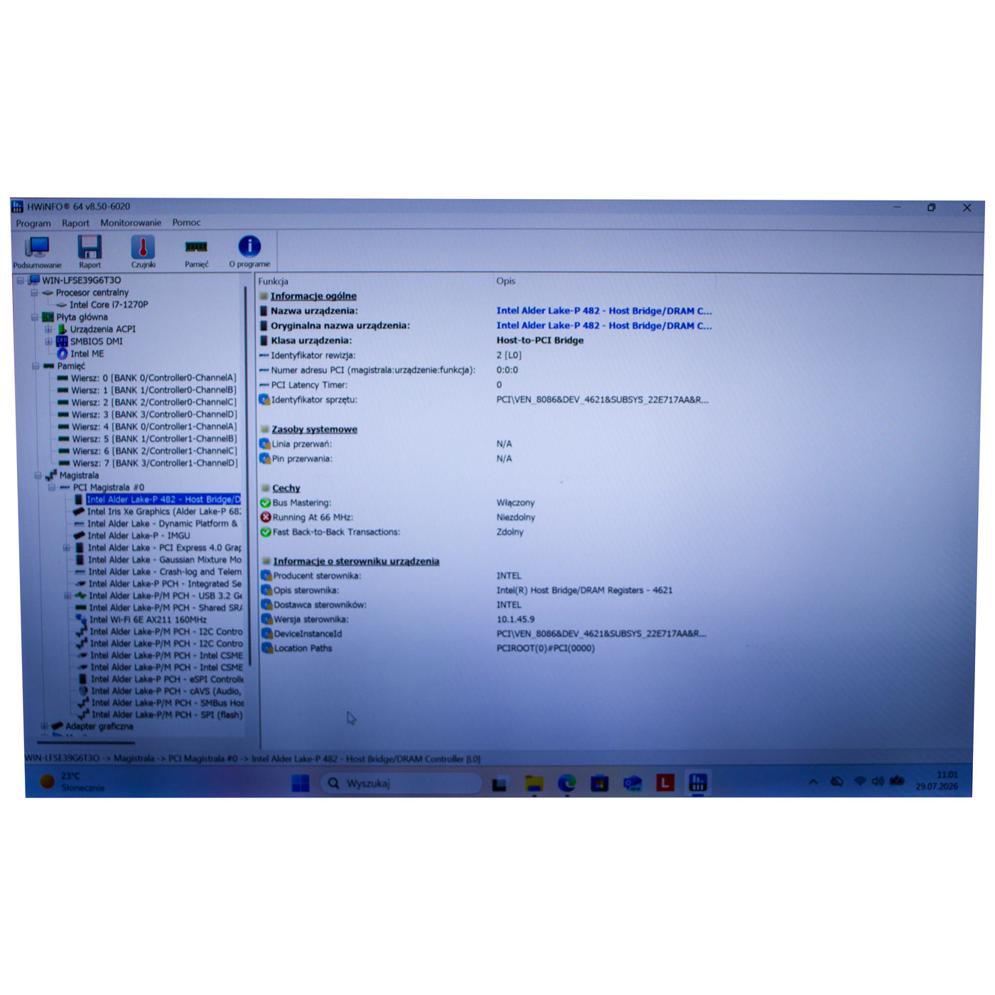 Lenovo X1 Carbon 10 i7 1270P motherboard processor
