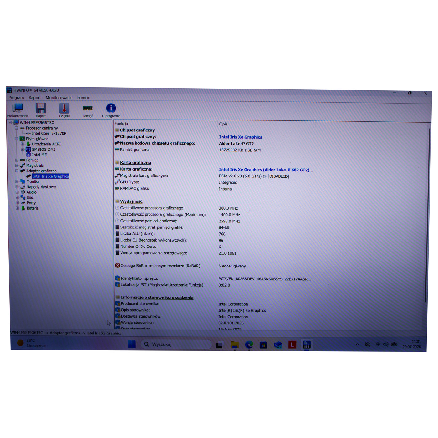 Lenovo X1 Carbon 10 i7 1270P motherboard processor