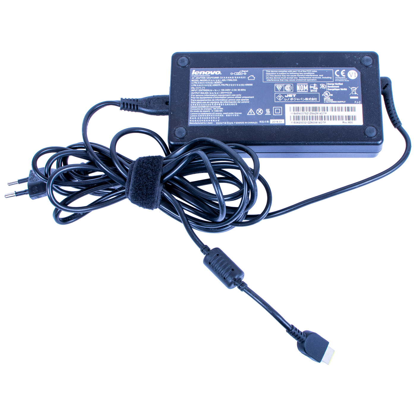AC Power charger Lenovo 170 W P50 P51 P70 P71 W540 | 45N0560