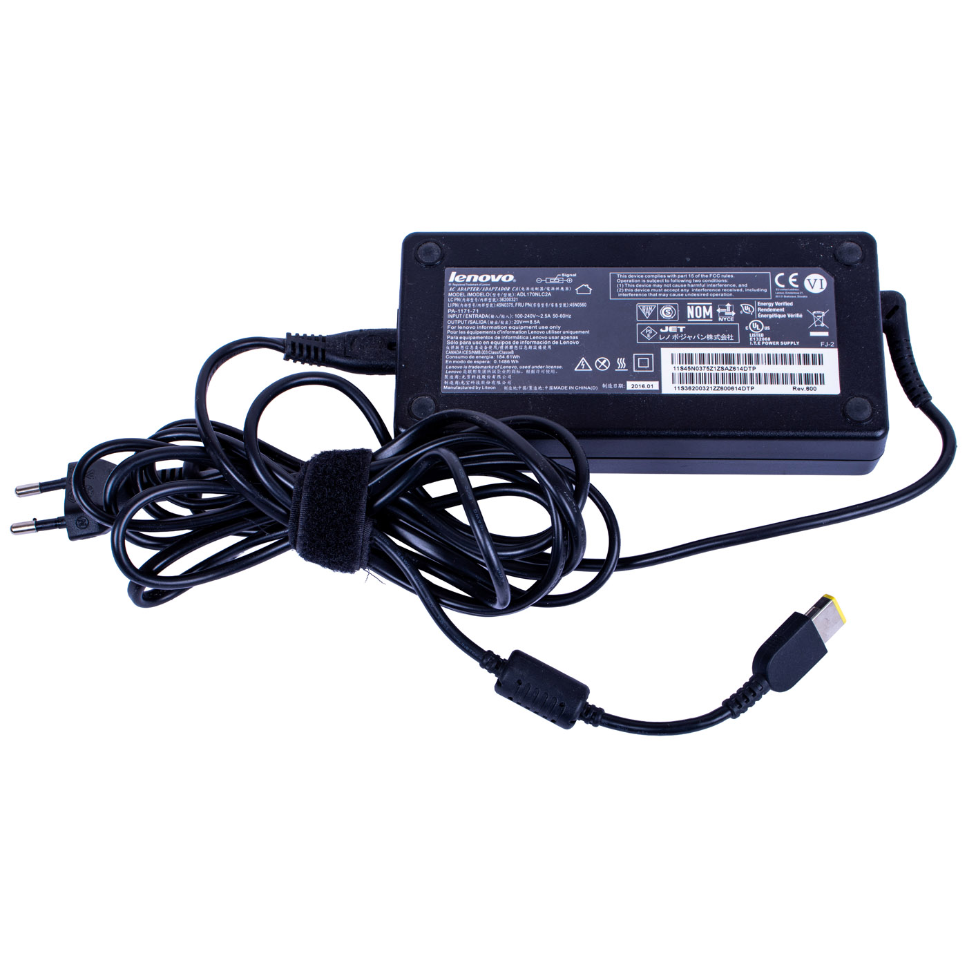 AC Power charger Lenovo 170 W P50 P51 P70 P71 W540 | 45N0560